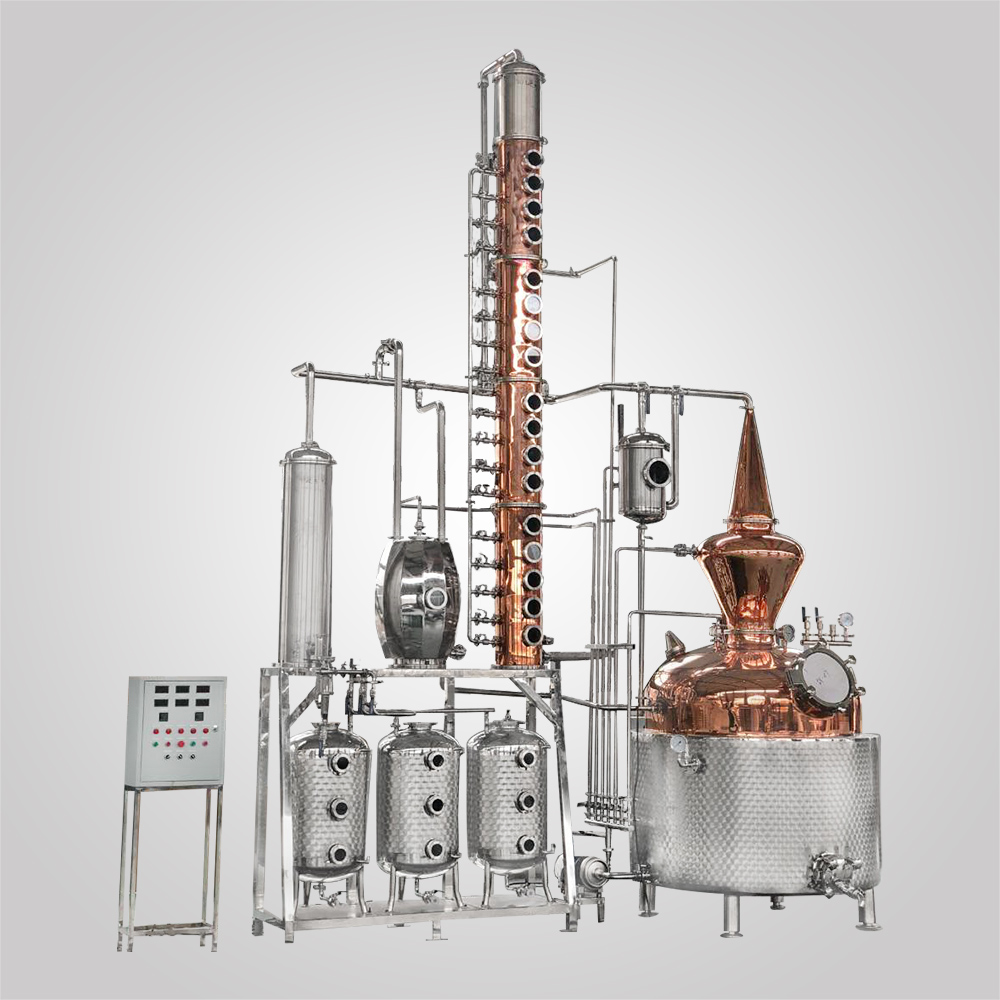 1500L copper distillery equipment